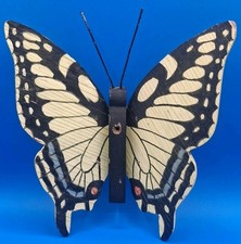 Antena articulada vintage 10" madeira pintada à mão borboleta JARDIM poste/cabide de parede comprar usado  Enviando para Brazil