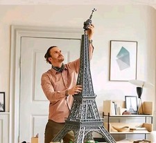 Torre eiffel 10001pcs usato  Spedire a Italy