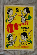 Monkees bubble gum for sale  Augusta