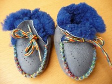 Babyschuhe leder lammfell gebraucht kaufen  Siegen