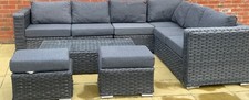 Rattan corner dining for sale  TONBRIDGE