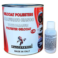 Gelcoat paraffinato bianco usato  Serra d'Aiello