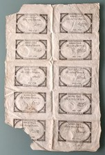 Planche assignats livres d'occasion  Vire