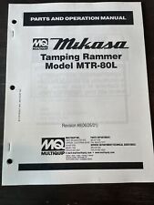 Mikasa multiquip mtr for sale  Keno