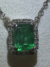 Square cut emerald for sale  BRIDGEND