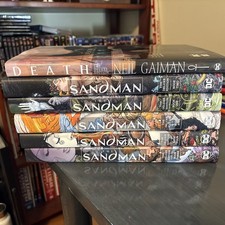Usado, Sandman por Neil Gaiman Deluxe Editions Volumes 1-5 Death DC Vertigo Black Label comprar usado  Enviando para Brazil