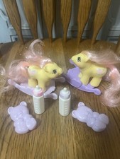 Usado, Vintage anos 80 My Little Pony Twins com acessórios. Gêmeos da Hasbro. comprar usado  Enviando para Brazil