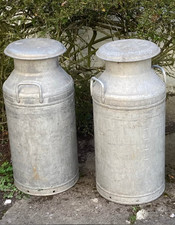 Vintage aluminium milk for sale  MATLOCK