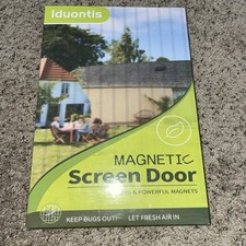 Usado, Iduontis tela magnética porta malha cortina mosquiteiro durável insetos mãos livres comprar usado  Enviando para Brazil