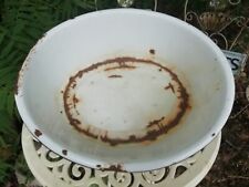 Antique white enamel for sale  BIGGLESWADE