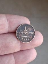 Moneta centesimo 1822 usato  Valderice