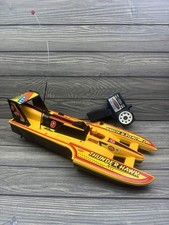 Vintage Remco Thunderhawk Barco de Controle Remoto Controle Remoto Controle Remoto LIMPO NÃO TESTADO COMO ESTÁ comprar usado  Enviando para Brazil