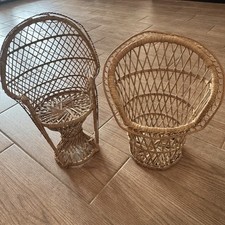 Suportes vintage para cadeira de pavão de vime boho planta, usado comprar usado  Enviando para Brazil
