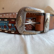 Vintage ceinture cuir d'occasion  Achères