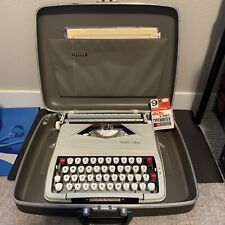 Máquina de escribir Sears Attache carbón funcionando con manual y maletín 871-2200 segunda mano  Embacar hacia Mexico
