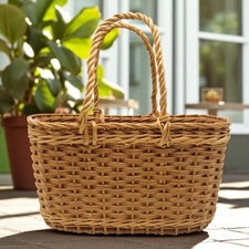 Solid woven wicker for sale  EASTBOURNE
