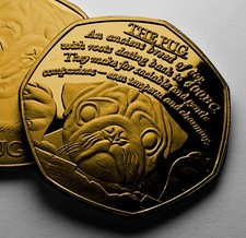 Pug 24ct gold for sale  EDINBURGH