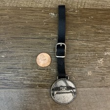 Reloj de Bolsillo Vintage Correa de Cuero Fob-Construction Machinery Inc. segunda mano  Embacar hacia Mexico