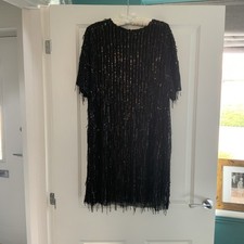 Zara black sequin for sale  BASINGSTOKE
