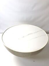 Stolik kawowy POVISON nowoczesny 70cm, spiekany, skóra PU, aluminium, trwały na sprzedaż  PL