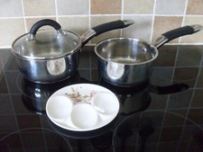Saucepans stainless steel for sale  BURY ST. EDMUNDS