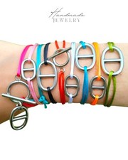 Bracelet cordon maille d'occasion  Paris I