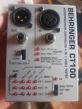 Behringer cable tester for sale  Browns Valley