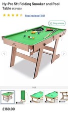 Pro folding snooker for sale  HENGOED