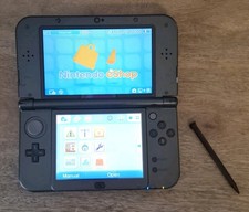 Usado, Novo Nintendo 3DS XL - Preto Metálico - Caneta Stylus 64GB + Carregador, Limpo, Envio Rápido comprar usado  Enviando para Brazil