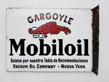 Emailschild gargoyle mobiloil gebraucht kaufen  Schiffweiler