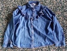 Denim shirt blouse for sale  UK