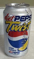 Vintage DIET PEPSI TWIST 12 oz. Lata de refrigerante vazia de alumínio com aba comprar usado  Enviando para Brazil