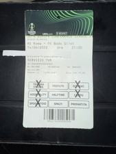 Biglietto stub pass usato  Zeccone
