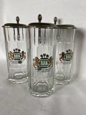 Glas bierkrug zinndeckel gebraucht kaufen  Birkenfeld