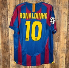 Camiseta masculina G FC Barcelona 2005-06 Home Soccer RONALDINHO #10 comprar usado Camiseta masculina G FC Barcelona 2005-06 Home Soccer RONALDINHO #10 comprar usado  Enviando para Brazil