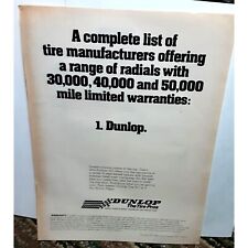 1979 dunlop tire for sale  Wilmington