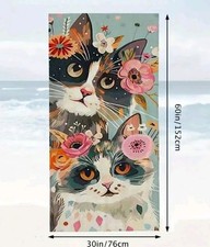 Toalha de praia para gatos microfibra leve frete grátis 30 polegadas por 60 polegadas de comprimento comprar usado  Enviando para Brazil