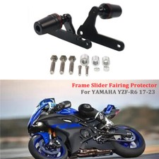 Usado, Protetor de carenagem deslizante quadro de proteção contra queda preto para YAMAHA YZF-R6 17-23 comprar usado  Enviando para Brazil