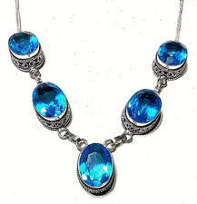 Vintage blau topas gebraucht kaufen  Hannover