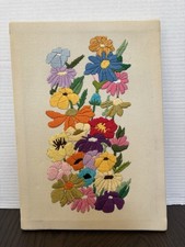 Vtg floral crewel for sale  Henderson