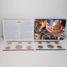 Juego P y D 1991 sin circular como nuevo de Estados Unidos embalaje especial segunda mano  Embacar hacia Mexico