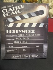 Hollywood clapperboard blackbo for sale  CHICHESTER