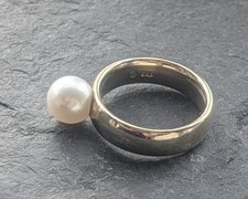 Ring perle 585 gebraucht kaufen  Berlin