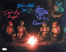 Foto autografada assinada inscrita 11x14 Pais Tochi Feldman Rist JSA TMNT comprar usado  Enviando para Brazil