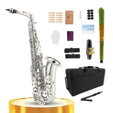Usado, Kit de saxofone alto plano Yinfente Eb com 10 palhetas, 8 almofadas almofadas almofadas prata comprar usado Usado, Kit de saxofone alto plano Yinfente Eb com 10 palhetas, 8 almofadas almofadas almofadas prata comprar usado  Enviando para Brazil