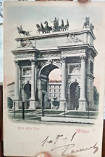 Cartoline milano p.za usato  Viterbo