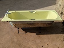 bath yellow cast iron for sale bath yellow cast iron for sale ASHBOURNE