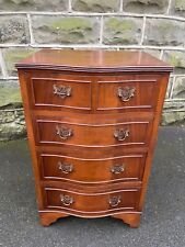 Small serpentine mahogany for sale  PONTEFRACT