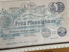 1914 rechnung fritz gebraucht kaufen  Aachen