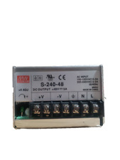 Fonte de alimentação de comutação DC 110/240 AC para 48V S-240-48 48v 5A hobby industrial, usado comprar usado  Enviando para Brazil